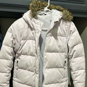 North face girls down coat